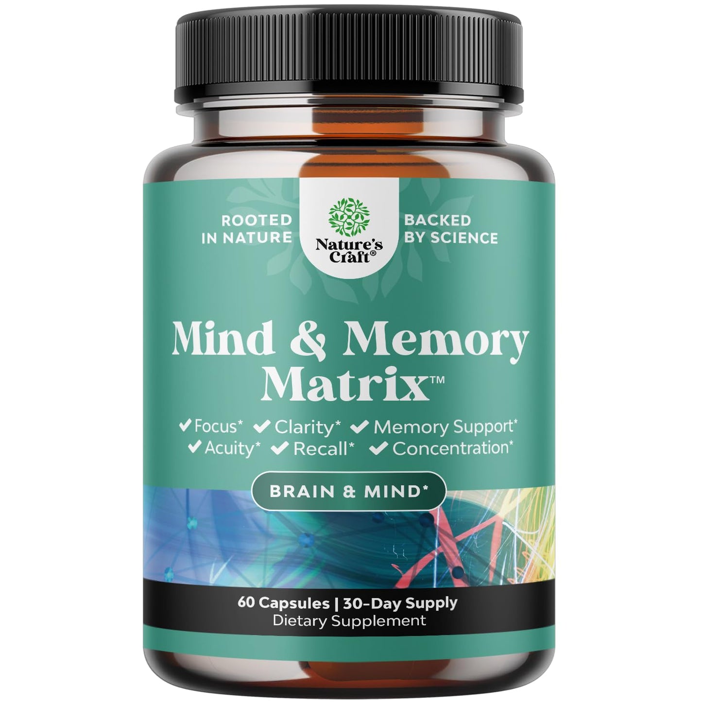 Advanced Brain Supplement for Memory and Focus | Nootropics for Adults