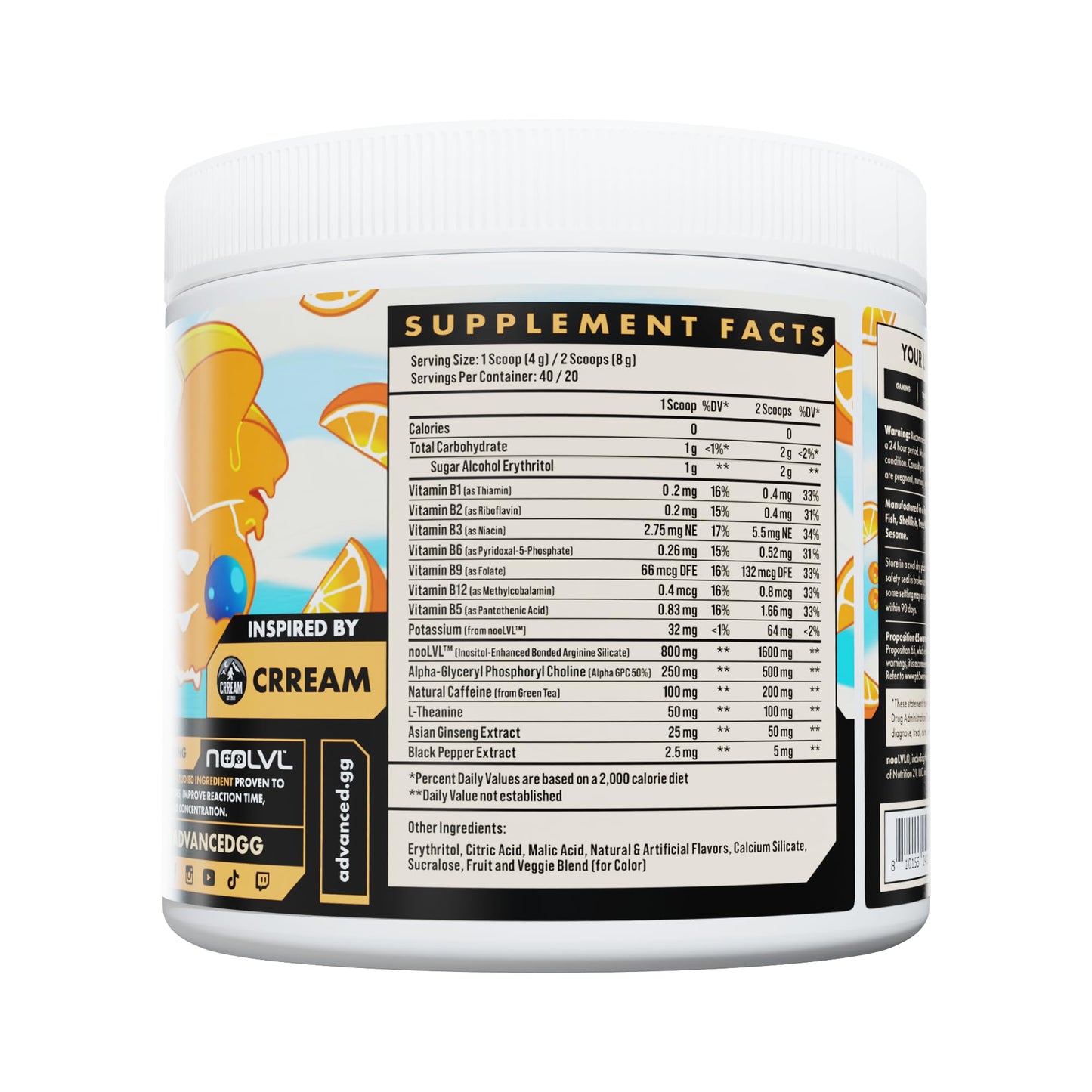 Advanced Focus - Orange Creamsicle | Esports Cognitive Support