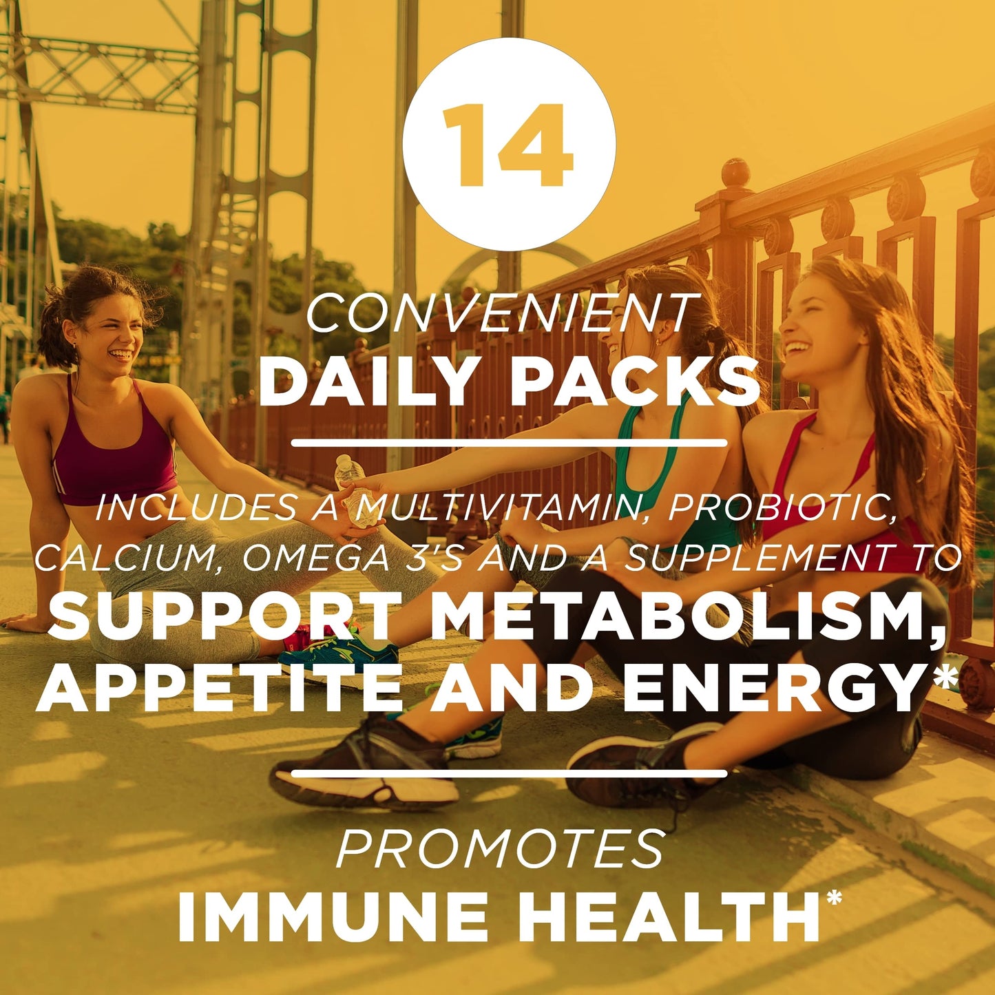 AdvoCare MNS Omni - Premium Supplement for Immunity & Heart Health | 14 Daily Strips