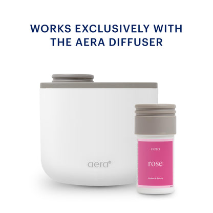 Aera Mini Rose - Essential Oil for Home | Fresh and Sensuous Floral Fragrance | Scent Refill for Mini Diffuser