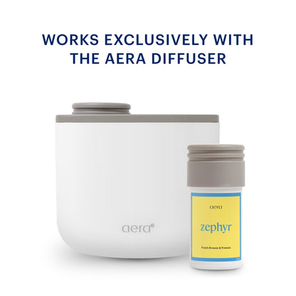 AERA Mini Zephyr: Essential Oil Capsule for Mini Diffuser (Lotus, Sandalwood, Lily)