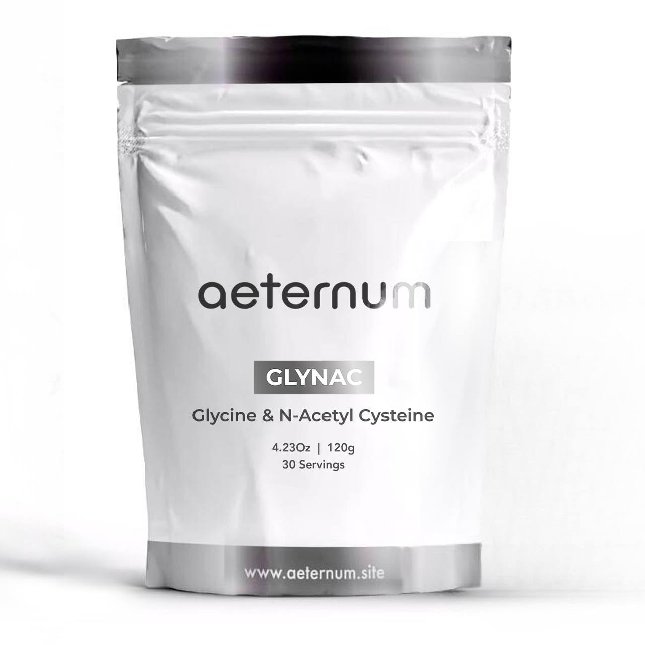 Aeternum GLYNAC Powder 120g – GlyNAC for Cellular & Mitochondrial Health