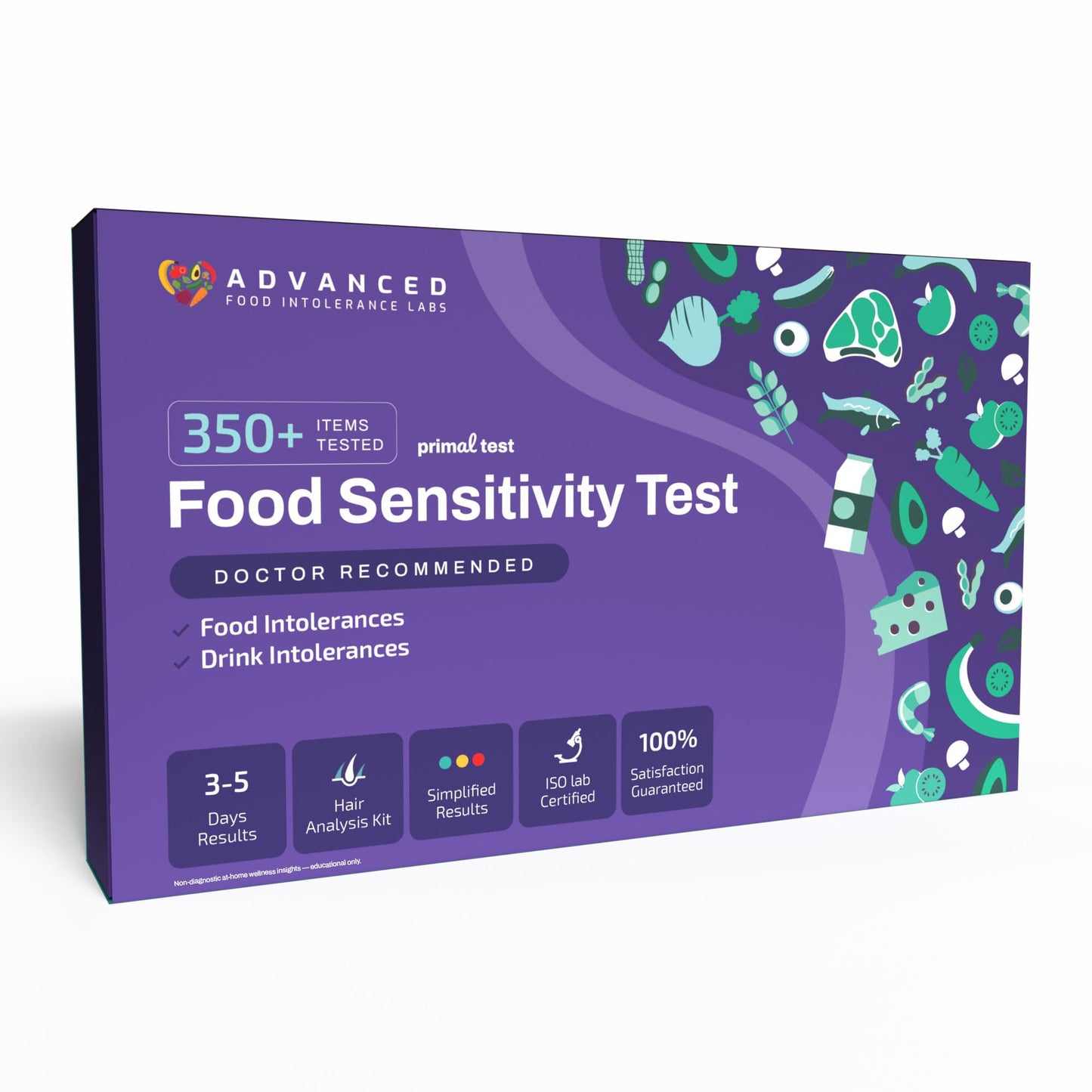 AFIL Primal: Food & Drink Sensitivity Test Kit – At-Home Hair Test
