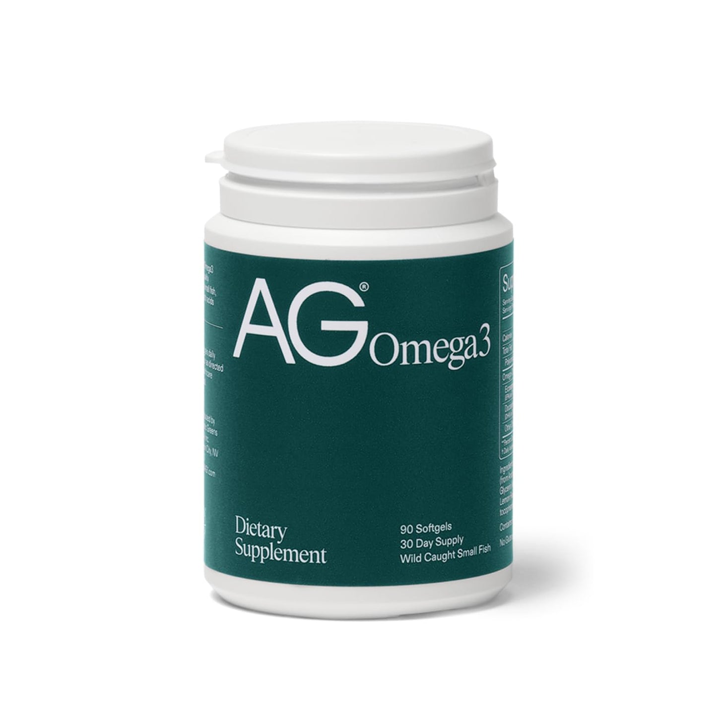AG1 Omega3 Fish Oil Softgels – 2000mg EPA & DHA from Wild-Caught Fish | 90 Capsules | Athletic Greens