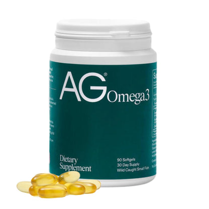 AG1 Omega3 Fish Oil Softgels – 2000mg EPA & DHA from Wild-Caught Fish | 90 Capsules | Athletic Greens