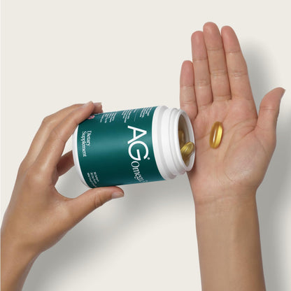 AG1 Omega3 Fish Oil Softgels – 2000mg EPA & DHA from Wild-Caught Fish | 90 Capsules | Athletic Greens