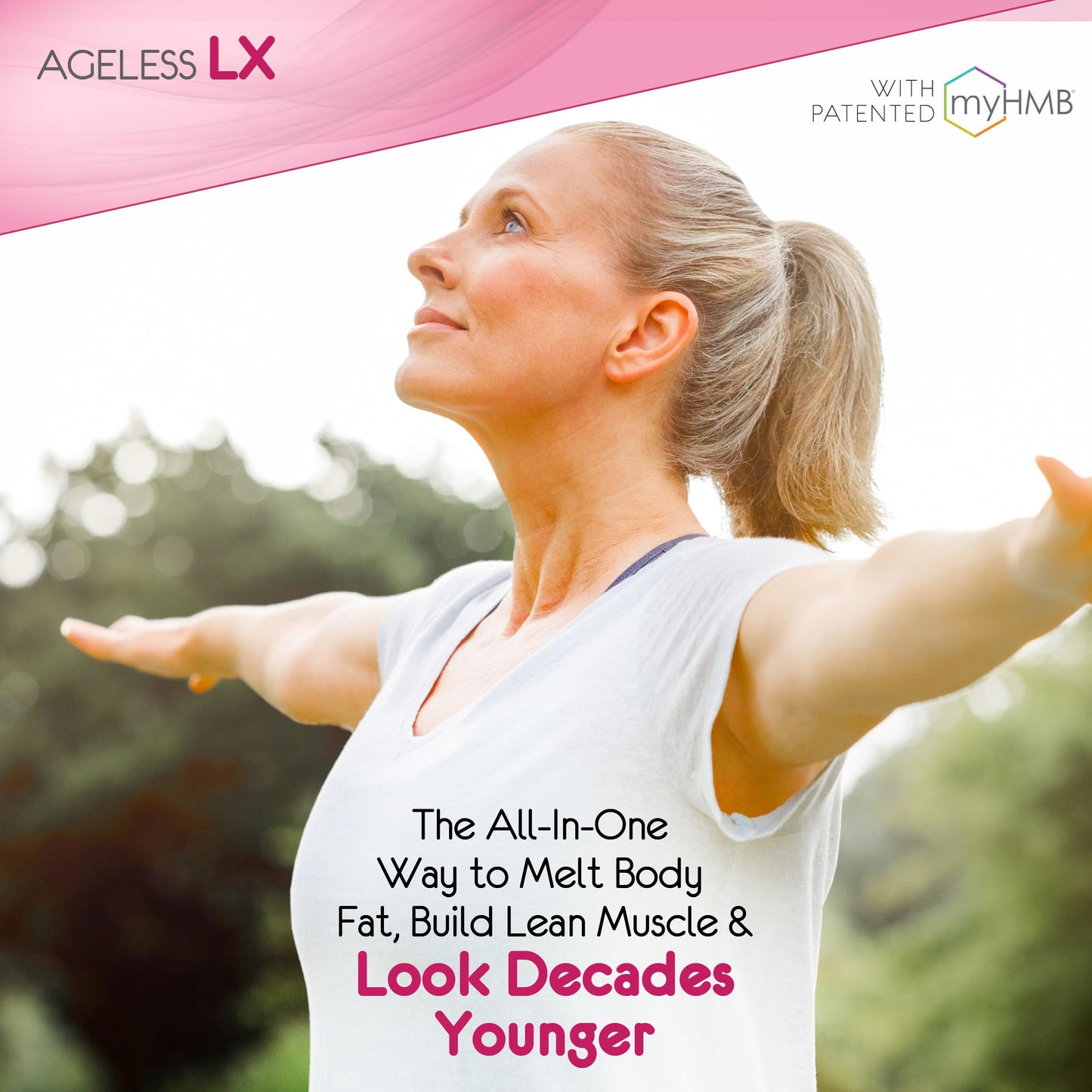 AgelessLX HMB Supplements for Women | Collagen Enhancer Capsules, Youthful Skin & Lean Muscle – Biotin, D3 & K2 | 60 Servings