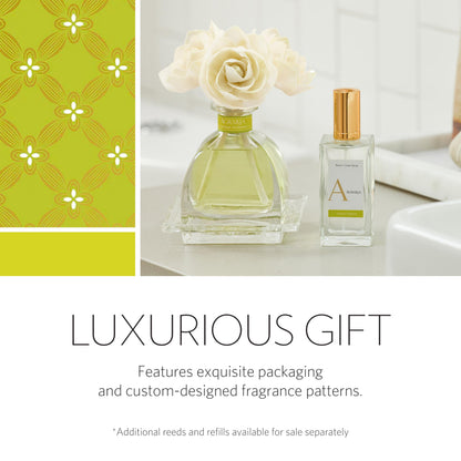 AGRARIA AirEssence Flower & Reed Diffuser Set – Handmade Sola Flower Luxury Home Fragrance