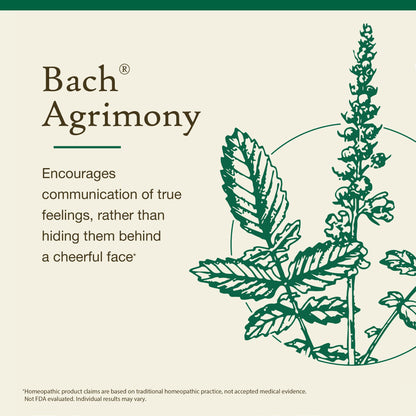 Bach Agrimony - Communicate Openly | Original Flower Remedies 20mL Dropper