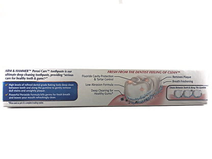 A&H Peroxicare Tart 6 oz - Baking Soda Toothpaste, Tartar Control (Pack of 5)