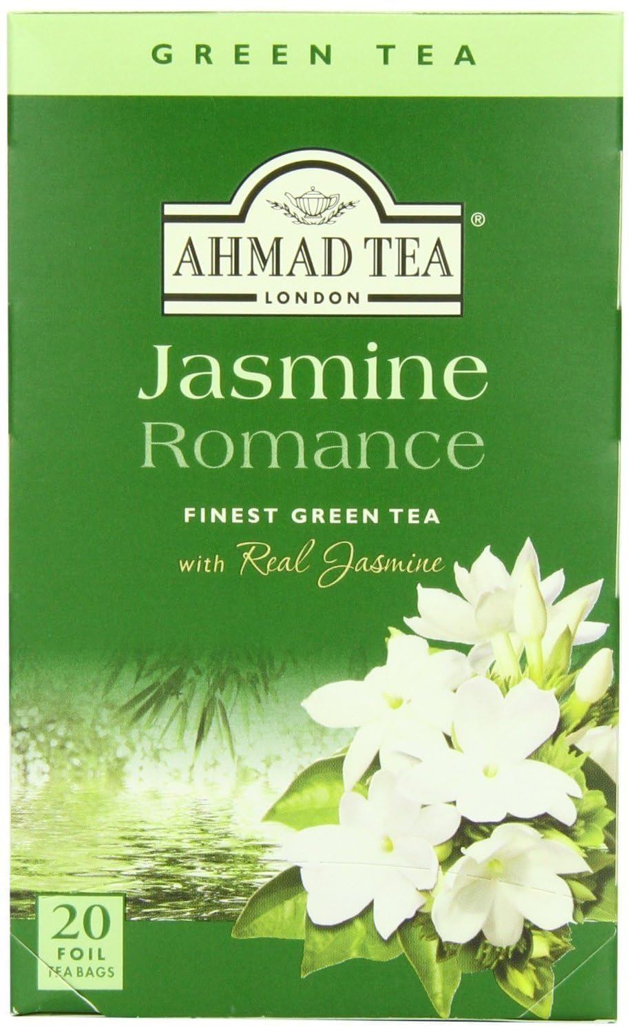 Ahmad Tea Jasmine Romance Green Tea – 20-Count Box