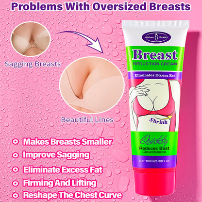 AICHUN BEAUTY Breast Reduction Cream – Slimming & Shaping, 100ml (Pack of 2)