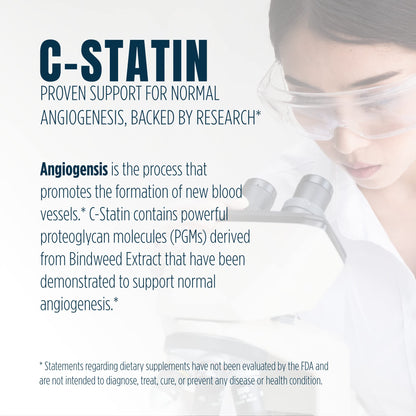 Aidan C-Statin: Support for Normal Angiogenesis (Proprietary Bindweed Extract, 120 Capsules)