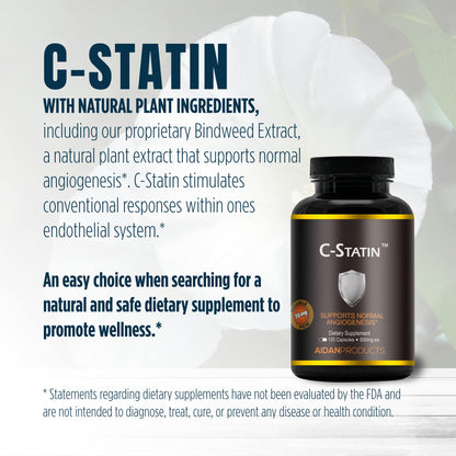 Aidan C-Statin: Support for Normal Angiogenesis (Proprietary Bindweed Extract, 120 Capsules)