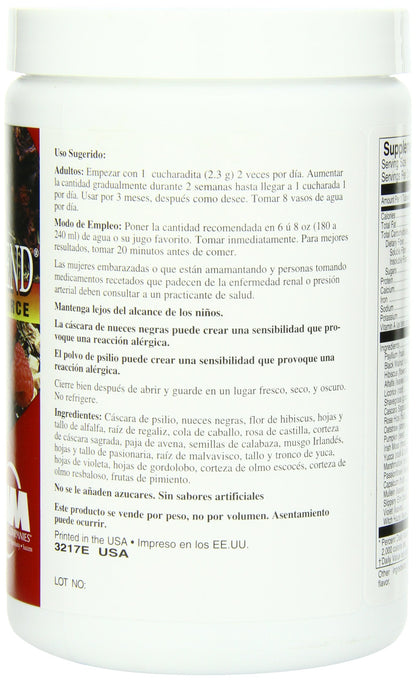 AIM Herbal Fiberblend Raspberry Powder 13 oz by AIM International | Gentle Detox & Fiber Support