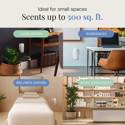 Air Esscentials The Diamond Smart Scent Air Machine – Bluetooth App-Controlled, 500 sq ft