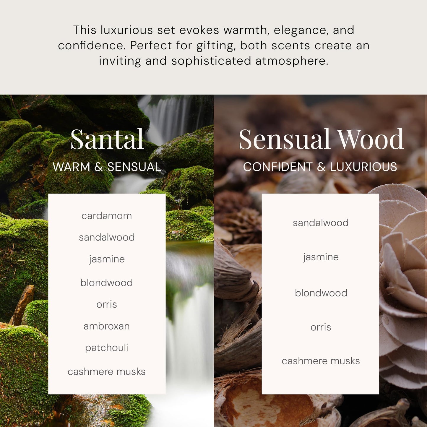 Air Esscentials Diamond Gift Set – Smart Scent Diffuser (Santal & Sensual Wood)