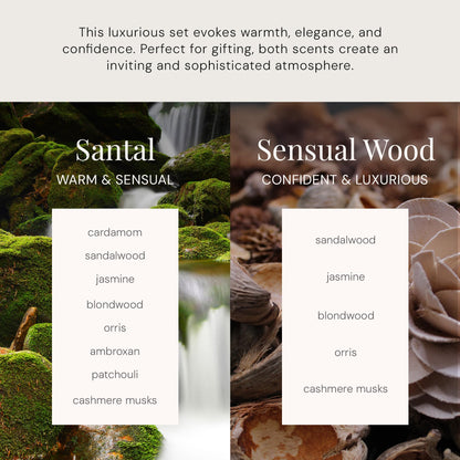 Air Esscentials Diamond Gift Set – Smart Scent Diffuser (Santal & Sensual Wood)