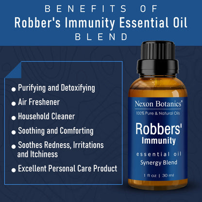 Robbers' Immunity Essential Oil Blend 30 ml | Nexon Botanics