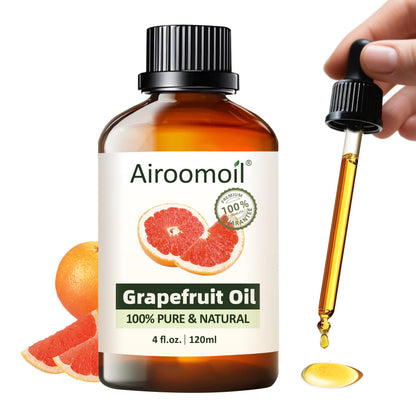 Airoomoil Grapefruit Essential Oil - Pure Citrus Scent for Diffusers & DIY (4 Oz)