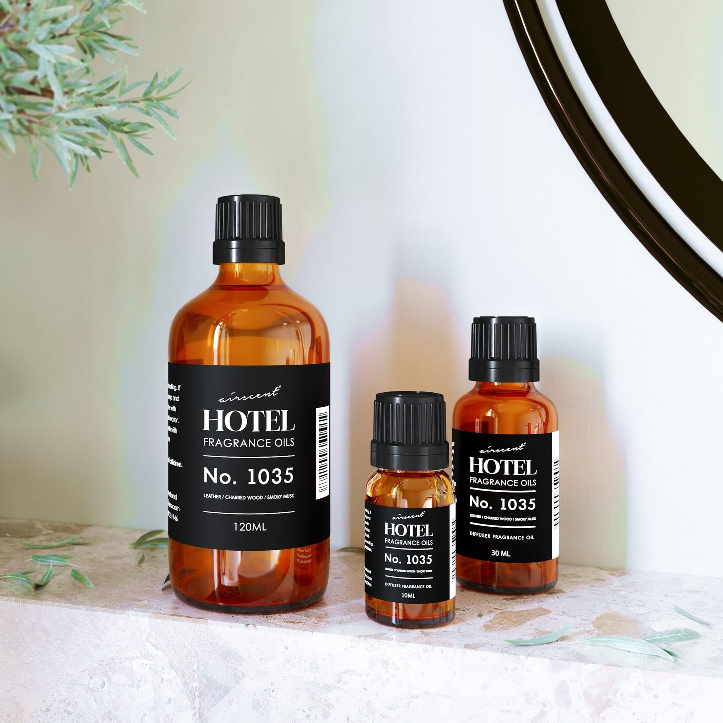 AirScent No. 1035 Cade 26 Santal Blend Diffuser Oil – 30 mL Glass Bottle
