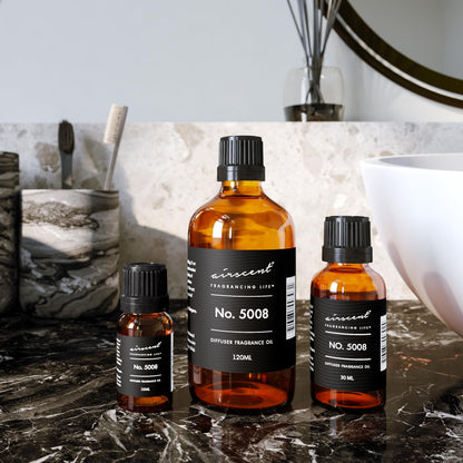 AirScent Diffuser Oil – Tobacco Vanille Inspired Perfume Dupe No. 5008 (120 ml) – Fragrance Oil for Diffusers & Crafting