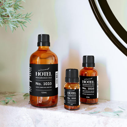 AirScent Hotel Diffuser Oil No. 1035 – Cade 26 Santal Inspired (10 mL) | Glass Dropper