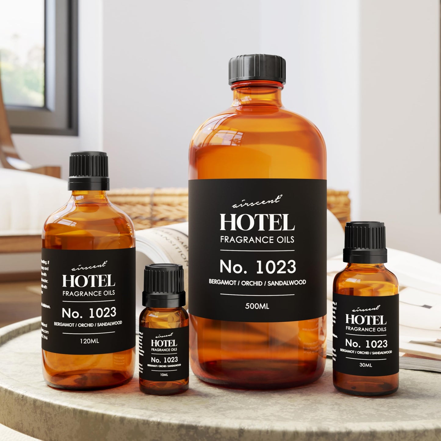 AirScent Hotel Diffuser Oil No. 1023 — Baccarat Hotel Scent Inspired (Love Affair), 10 mL
