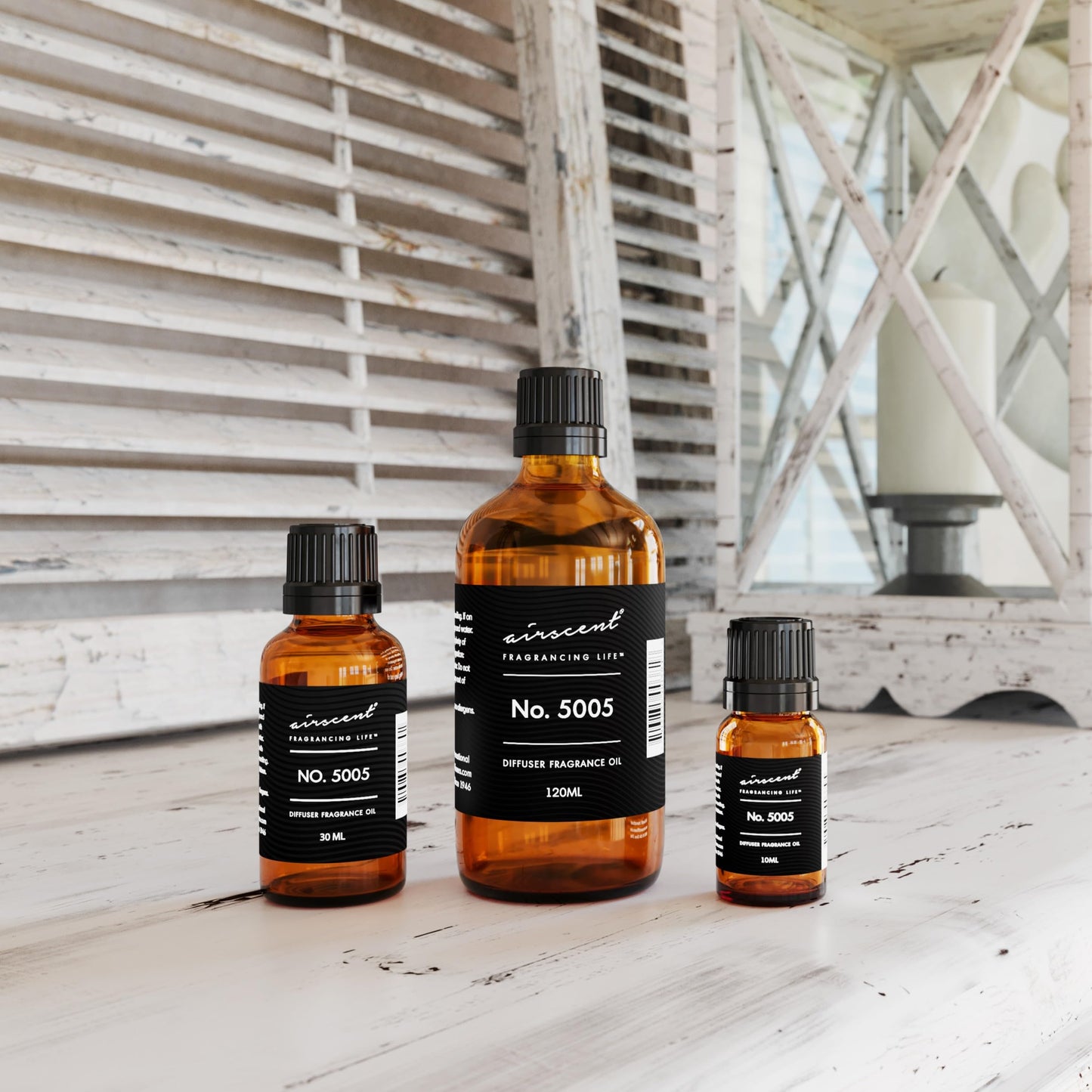 AirScent Oud Wood Diffuser Oil No. 5005 – Perfume Dupe, 10 ml