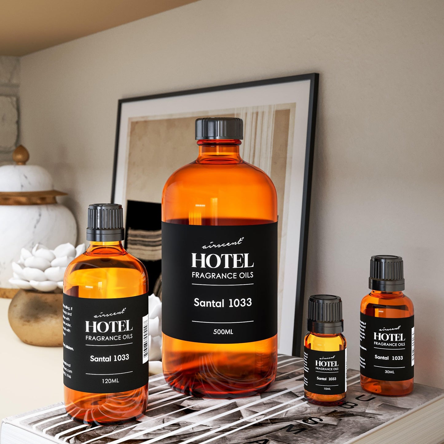 AirScent Santal Diffuser Oil No. 1033 – Santal-33 Inspired Dupe (120 mL)