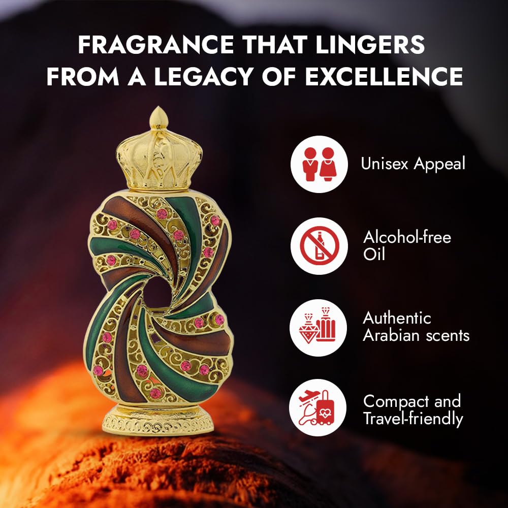 Al Haramain Tanasuk Amber Vanilla Attar Oil – Unisex Arabic Perfume