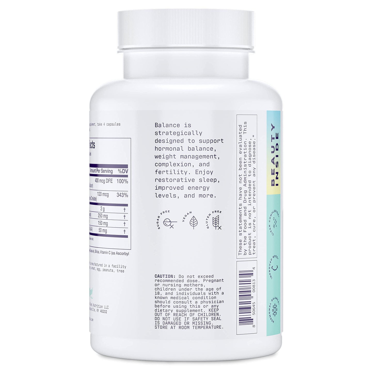 Alani Nu Hormonal Balance, Weight Management & Skin Support | 120 Capsules