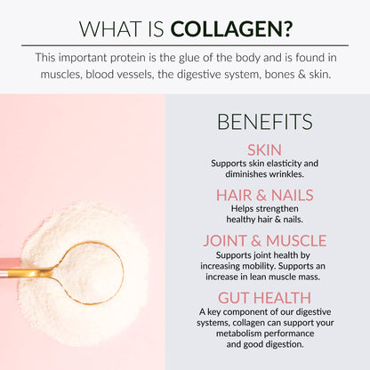 Alaya Naturals Multi Collagen Powder – Raspberry Lemonade (Type I-X)