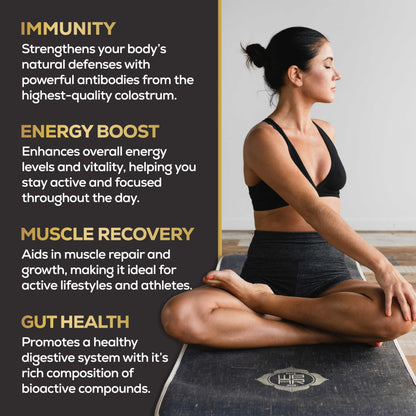 Alcami Elements New Zealand Grass-Fed Colostrum Powder – Immune Support & Gut Health