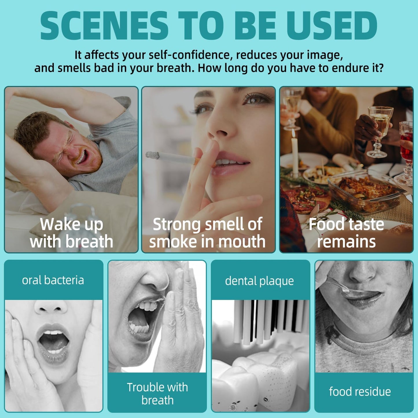 Coconut Oil Pulling Mouthwash with Peppermint - 237ml | Tongue Scraper