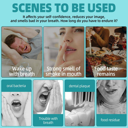 Coconut Oil Pulling Mouthwash with Peppermint - 237ml | Tongue Scraper