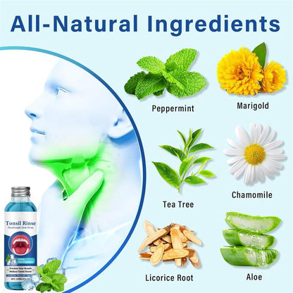 Tonsil Stone Remover & Alcohol-Free Mouthwash – Natural Oral Rinse for Bad Breath & Dry Mouth