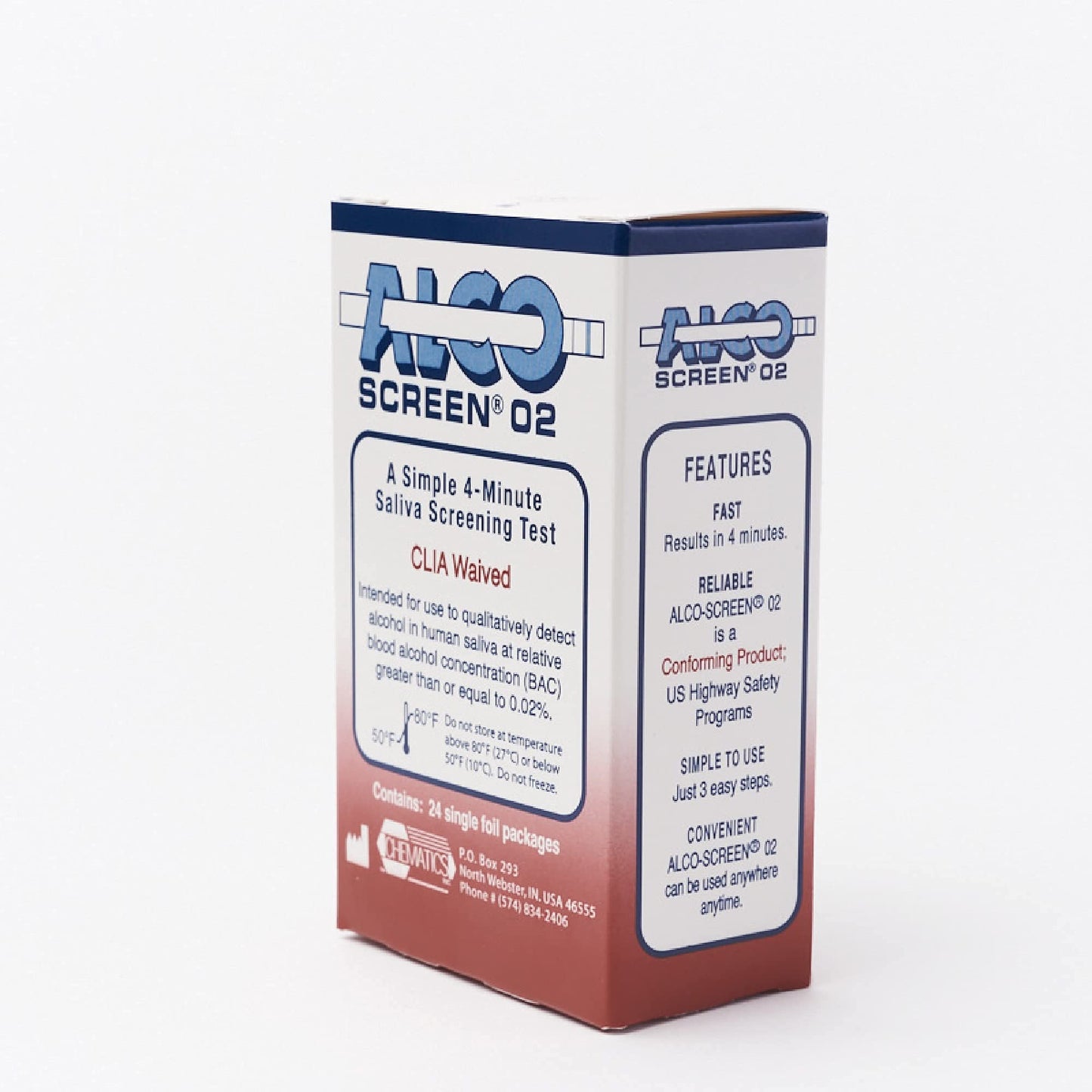 AlcoScreen Saliva Alcohol Screen Test (Pack of 24) – Rapid Detection