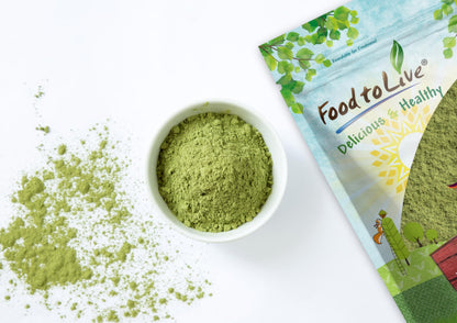 Food to Live Alfalfa Powder, 5 Pounds – Raw Whole Leaves, Vegan, Keto & Paleo, Bulk for Baking, Juices & Smoothies
