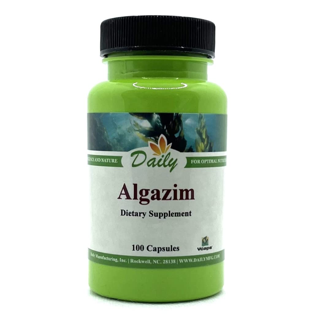 Algazim™ Daily Manufacturing – Iodine & Ascophyllum Nodosum from Norwegian Kelp | 100 Vegetarian Capsules