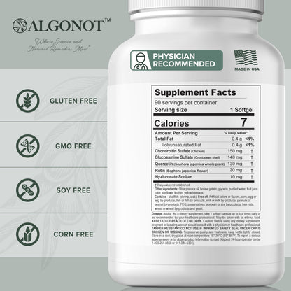 CystoProtek 1 Pack by Algonot – Patented Formula for Bladder Health