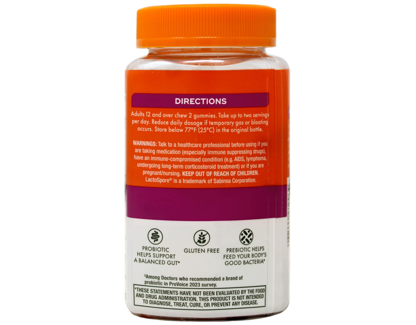 Align Digestive Health Prebiotic + Probiotic Gummies Fruit Flavored - 50 ct