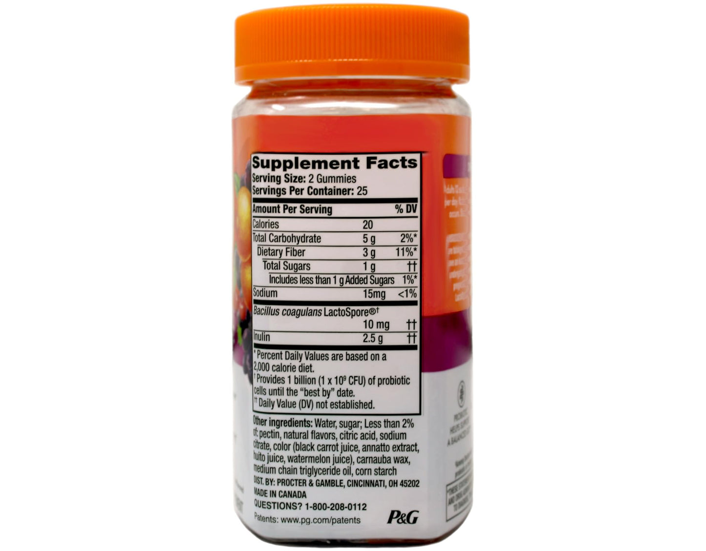 Align Digestive Health Prebiotic + Probiotic Gummies Fruit Flavored - 50 ct
