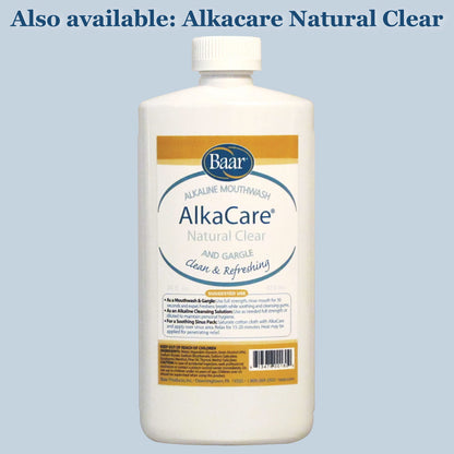 AlkaCare Mouthwash & Gargle, 16 Oz – Alkalizing, Gentle, Low Alcohol