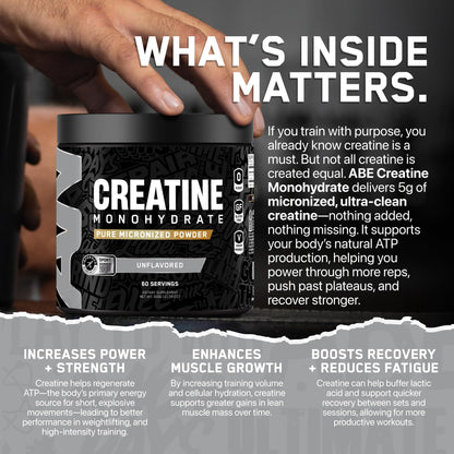 All Black Everything Creatine Monohydrate – 60 Servings (Blue Razz) – Gluten-Free & Keto Friendly