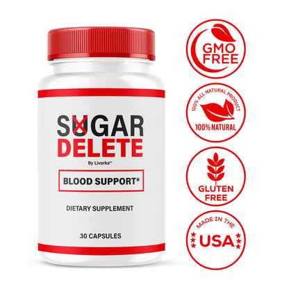 Sugar Delete Capsules (3 Pack) – Official Supplement, All-Natural Formula