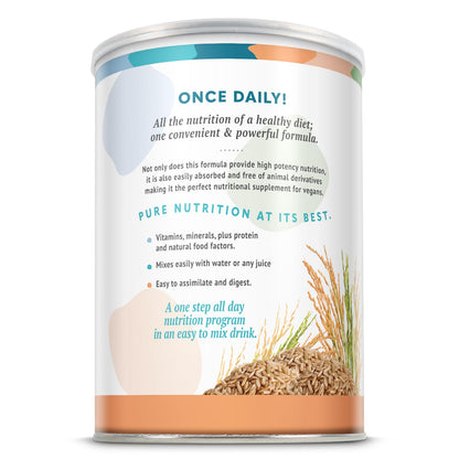 ALL ONE Lifetime Rice Base Multivitamin & Mineral Powder – Once Daily, 66 Servings, Vegan & Gluten-Free