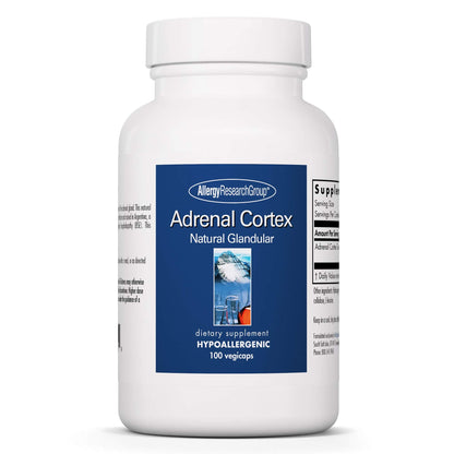 Allergy Research Group Adrenal Cortex Support - Adrenal Glandular Supplement, Immune Function, 100mg Adrenal Extract, Bovine - 100 Count