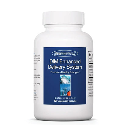 Allergy Research Group DIM Enhanced Delivery System – Hormone Balance Supplement for Women & Men, 120 Vegetarian Capsules