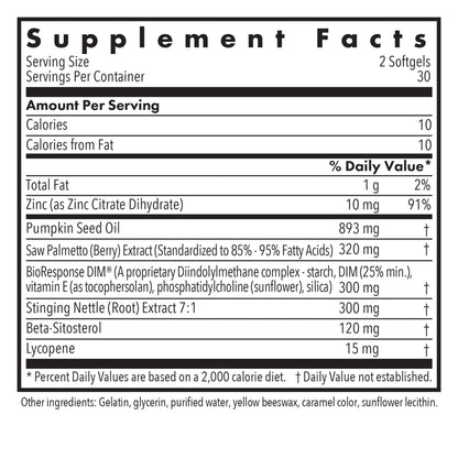 Allergy Research Group DIM Palmetto Prostate Support Softgels 60 Count